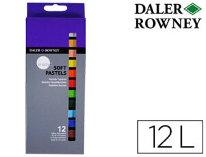 Pastel de oleo daler rowney simply suave caixa 12 cores sortidas