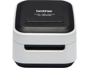 Impressora de etiquetas brother cor vc-500w ate 50 mm impressao 8 mm / segundo corte automatico resolucao 313 ppp usb 2.