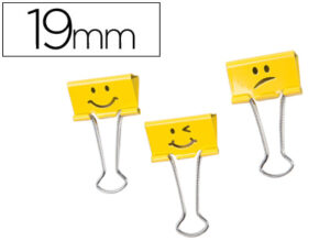 Mola metalica rapesco reversivel 19 mm emojis amarelo