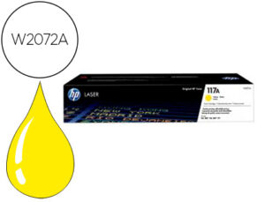 Toner hp 117a laser color 150a / 150nw / 178nw / 178nwg / 179fnw amarelo 700 paginas
