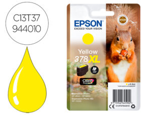 Tinteiro epson 378 xl expression home xp-8605 / 8606 / xp-15000 / xp-8500 / 8505 amarelo 830 pag