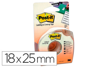 Fita adesiva post-it 18x25 mm 6 linhas desenrolador especial para ocultar e etiquetar