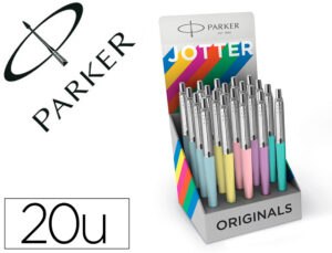 Expositor parker jotter originals com 20 esferograficas pastel - 2124155