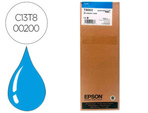 Tinteiro epson singlepack cian t800200 ultrachrome pro 700ml