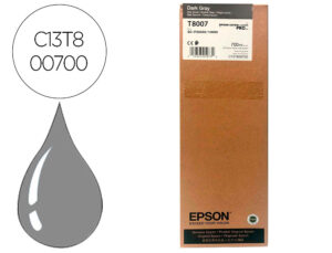 Tinteiro epson singlepack dark gray t800700 ultrachrome pro 700ml