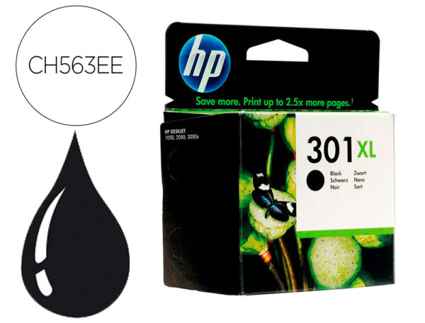 Tinteiro hp n.301xl preto