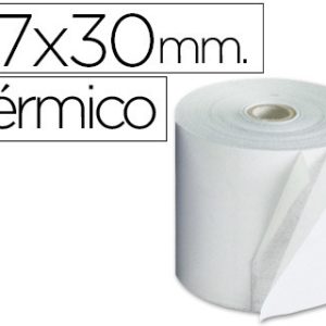 Rolo termico para impressora 57x30x11 mm 58 gr