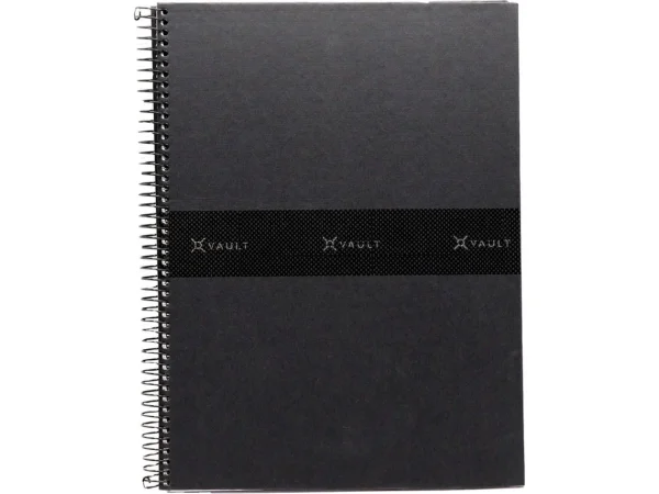 Caderno Espiral capa Dura A4 80f/90g Quadriculado Vault