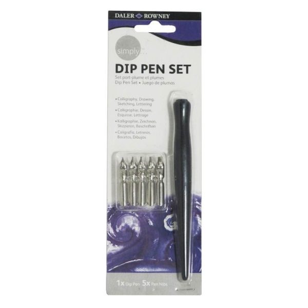 Daler Rowney dip pen set caligrafia